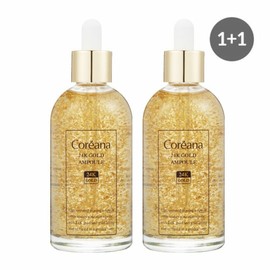 [Coreana Cosmetics] 24K Gold Large Ampoule 1+1 / [코리아나 화장품] 24K 골드 대용량 앰플 1+1