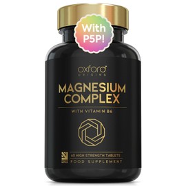 Advanced Vegan Magnesium Tablets | Magnesium Supplements for Restless Leg Syndrome Relief, Leg Cramps & Calm Sleep | Magnesium Citrate, Oxide & Vitamin B6 | UK Made Magnesium Supplement (60 Tablets)