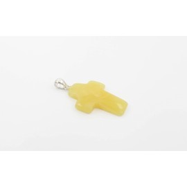 amber-us Amber Cross Pendant Colours Cognac and Yellow with 925 Sterling Silver Bow Baltic Amber Pendant Necklace Amber Jewellery, Silver amber Silver, Amber