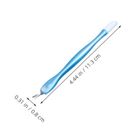 WOONEKY 15pcs Dead Skin Remover Tool Anti- Cuticle Pusher and Star Transfer Pen for Home Random Color Nail Art Tools