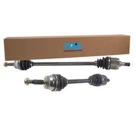 TRQ Front CV Axle Shaft Assembly Set Compatible with 2001-2006 Hyundai Elantra 2003-2008 Tiburon 2004-2006 Kia Spectra 2005-2006 Spectra5