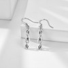 DNA Earrings Sterling Silver DNA Dangle Earring Science Earrings Music