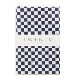 NBK MYM33466 Komon Tenugui, Checkered, 13.0 x 35.4 inches (33 x 90 cm)