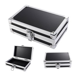 Vctitil Metal Toolbox Outdoor Camping Storage Box Portable Travel Suitcase with Handle Multifunctional Jewelry Box