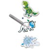 SES Creative 14282 Sticker Maker Dinosaurs, Various Colours, Medium