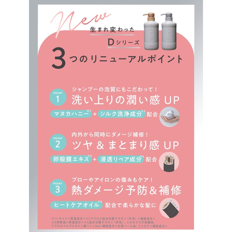 CLAYGE Cryge Shampoo D N Shampoo Refill, Moisturizing, Refill, 13.5