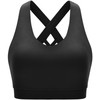RUNNING GIRL Sports Bra for Women, Criss-Cross Back Padded Strappy