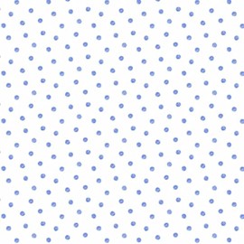 Andover Lovebirds 9864 BL Light Blue Dots