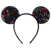 Batsysm Mouse Ear Headband Glittering Groom Hairband for Unisex Adult