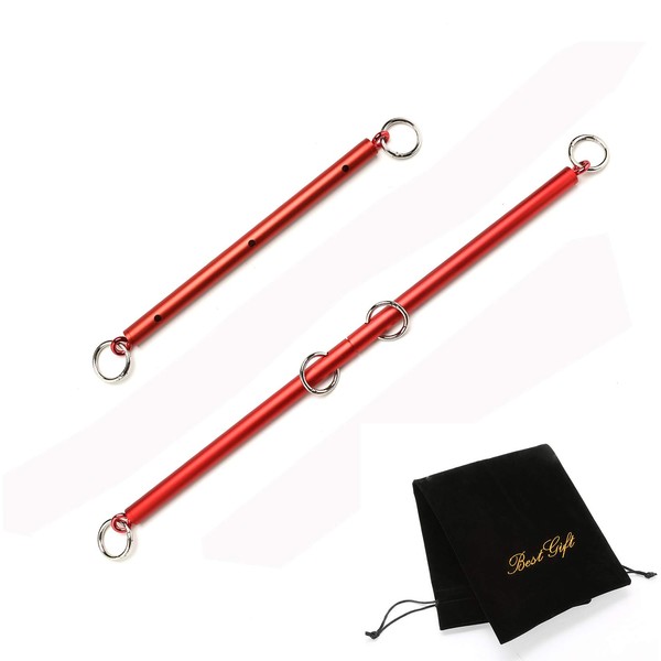 EXREIZST 2 Red Adjustable Spreader Bar Set, Restore Pilates Exercise