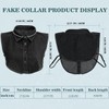 Holibanna 2pcs Detachable Faux Collar for Women Denim False Collar