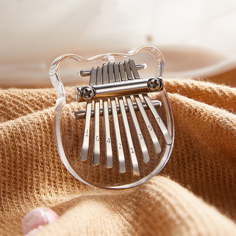Cute Mini Kalimba 8 Buttons Thumb Piano Musical Instrument for