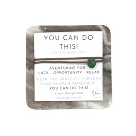 Exam Good Luck Crystal Bracelet - Good Luck Bracelet - Exam Support