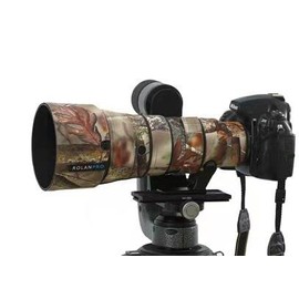 ROLANPRO Lens Protective Cover Fits Camera Lens Waterproof Case (Brown Jungle) for Nikon AF-S 500mm F5.6E PF ED VR Lens Application Camouflage Sleeve Coat