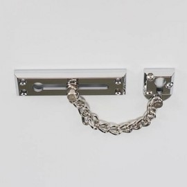 Door Chain Security Latch Chrome