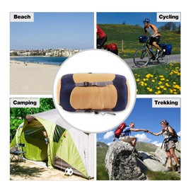 REDCAMP 35L Nylon Compression Stuff Sack for Sleeping Bag, Lightweight Compact Compression Bag for Camping Outdoor Hiking Backpacking Travelling, Yellow XL