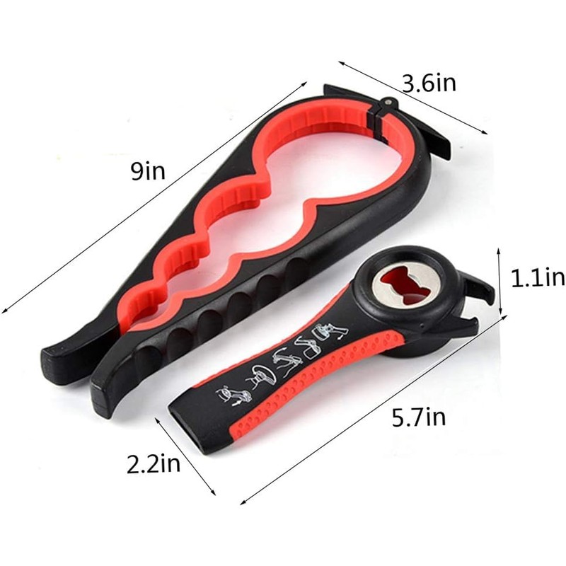Can Opener Jar Opener & Bottle Opener Multifunction Bottle Lid