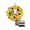 2023 mamawreath WR-12BKG-MP Mother's Day Gift, Flower Gift, Spring Wreath,