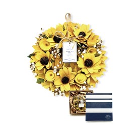 2023 mamawreath WR-12BKG-MP Mother's Day Gift, Flower Gift, Spring Wreath, For Entryways, Pink, Red, Eternal Meaning, M Size: 9.4 inches (24 cm) x 2.8 inches (7 cm) (Thickness)