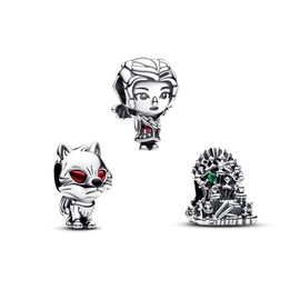 PHCLASY Christmas Game Charms 3in1 Set Charm for Bracelets and Necklaces Dangle Pendants Beads Charms Christmas Jewelry Gift for Women