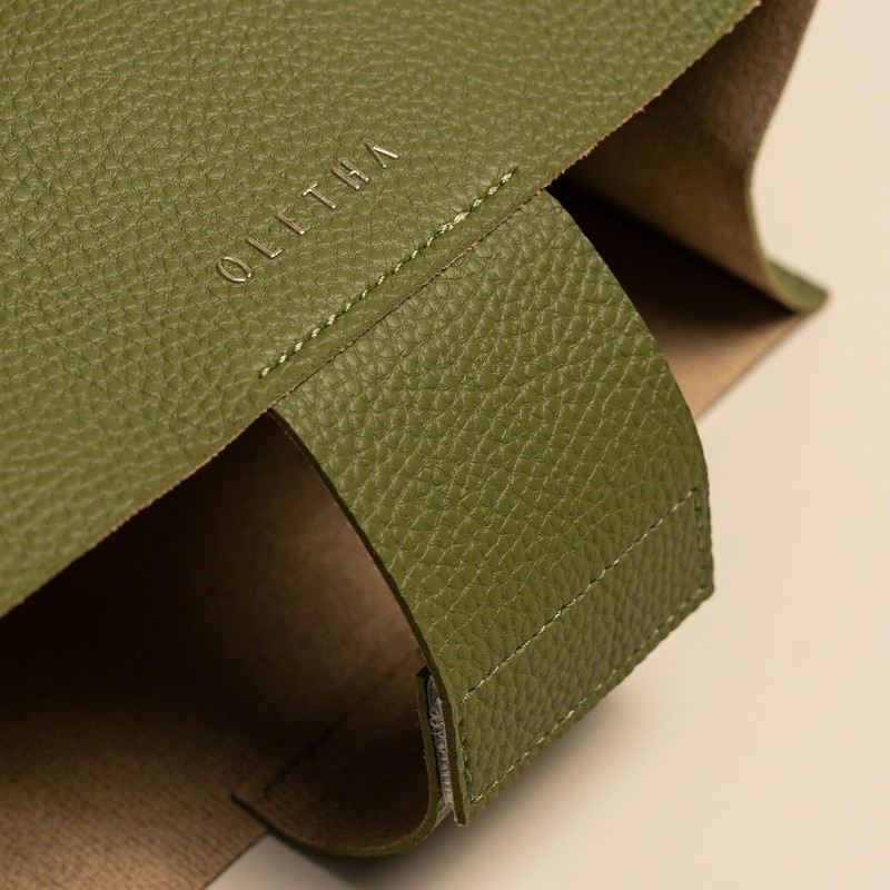 OLETHA Aesthetic Rectangle Tissue Box Cover, Medium Flat Box Tissues