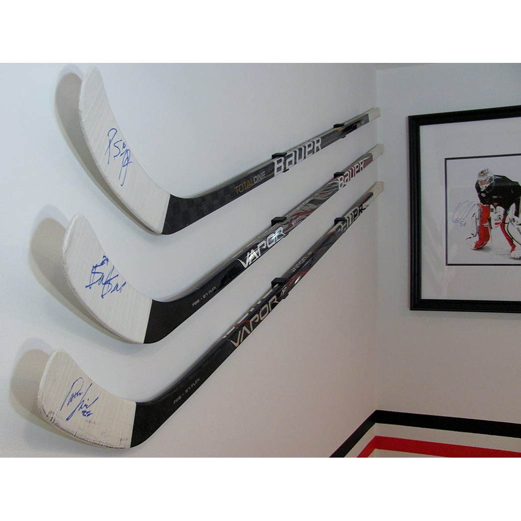HOCKEY STICK DISPLAY HOLDER / HANGER GREAT FOR ANY HOME OR OFFICE WALL