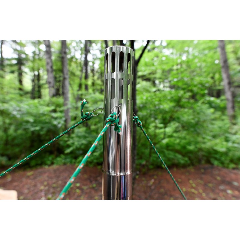 A.S.F. OUTDOOR Chimney Set, Stainless Steel, 1 Spark Arrester and