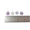 TH Set of 50 Tiny Flower Mixed Tone Purple White