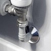 Radiator Pipe Covers Chrome Pipe Collars -15mm Radiator Pipe Hole