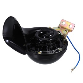 FUNOMOCYA Car Truck Motorcycle Electric Horn Round Snail Horn Speaker Loud Signal for Vehicles Easy Installation