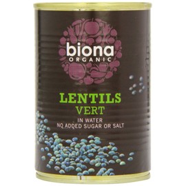 Biona Tinned Lentils Puy Organic 400g by Biona