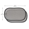 Evenflo Car Window Cling Shades, 2-Pack, Grey Chevron