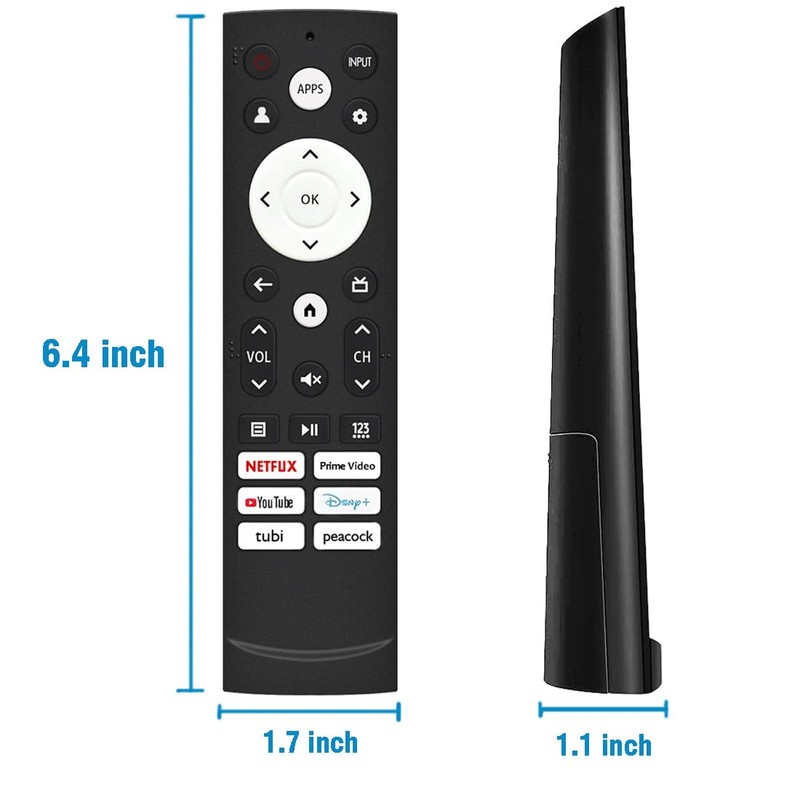 Replacement Remote Control for Hisense Smart Google TV, for Hisense
