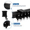 Flexible Bendable Ceiling Curtain Track 14 Ft Black Ceiling Track