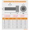 Generic 1/4-20x1"" Socket Head Cap Screw,1/4-20 Socket Head Bolts and
