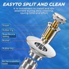 Bathroom Sink Drain Strainer,(2PCS) Pop-up Sink Drain Strainer with Removable
