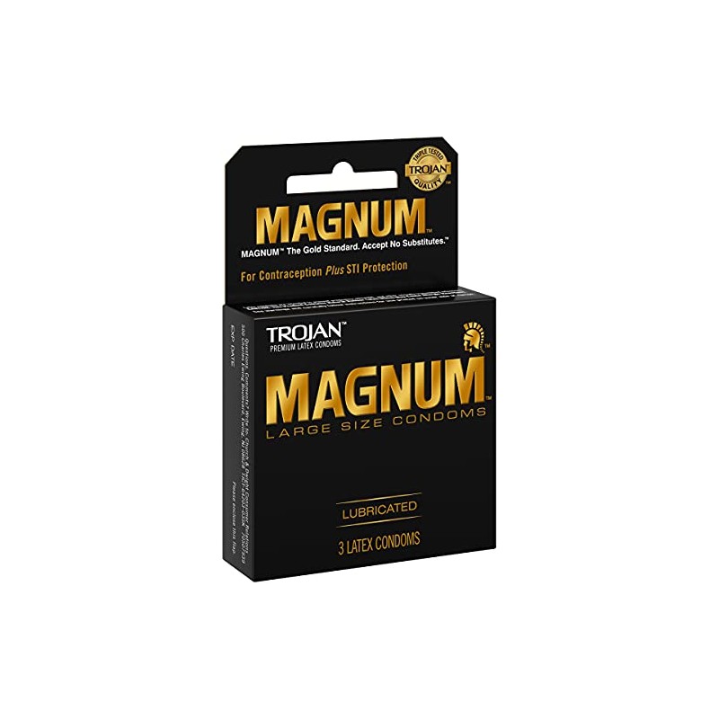 Condón lubricado Trojan, 3 Count, 127