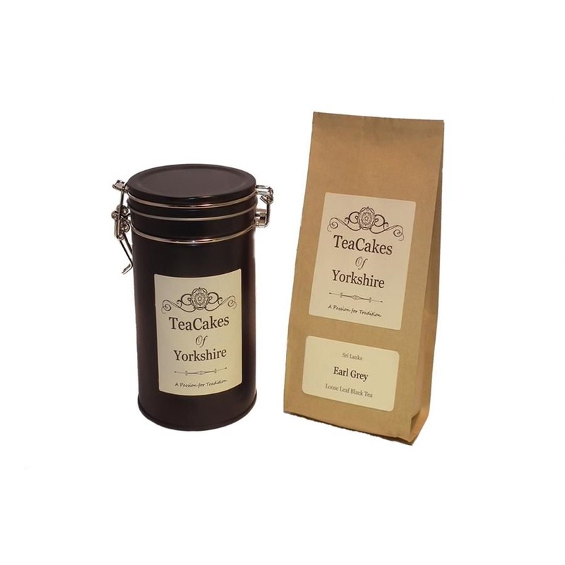 Earl Grey Tea Gift Caddy 100g Airseal Black Loose Leaf
