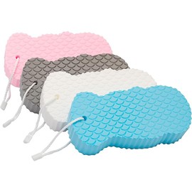 Magic Exfoliating Bath Sponge,Super Soft Exfoliating Bath Sponge, Exfoliating Sponges Super Soft Bath Sponge,3D Super Soft Exfoliating Bath Sponge,Embossing Shower Sponge Exfoliator (4)