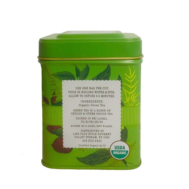 The Secret Garden USDA Organic Green Tea, 50 tea bags