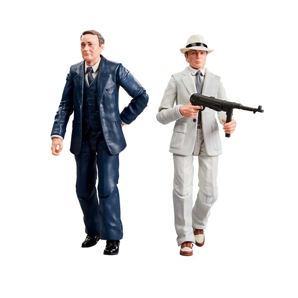 Indiana Jones and The Raiders of The Lost Ark Adventure Series Marcus Brody & René Belloq (Ark Showdown), 6-inch Action Figures Set