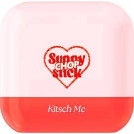 Kichimi Kichime Sunny Chop Sun Stick Pink SPF50+ PA++++ triple functionality, 16g, 1 piece / 키치미 써니 찹 선스틱 핑크 SPF50+ PA++++ 3중 기능성, 16g, 1개