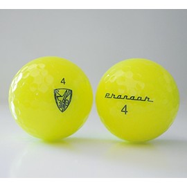 Pharaoh Golf Balls Super Soft Two Piece Ball DZ YE Yellow