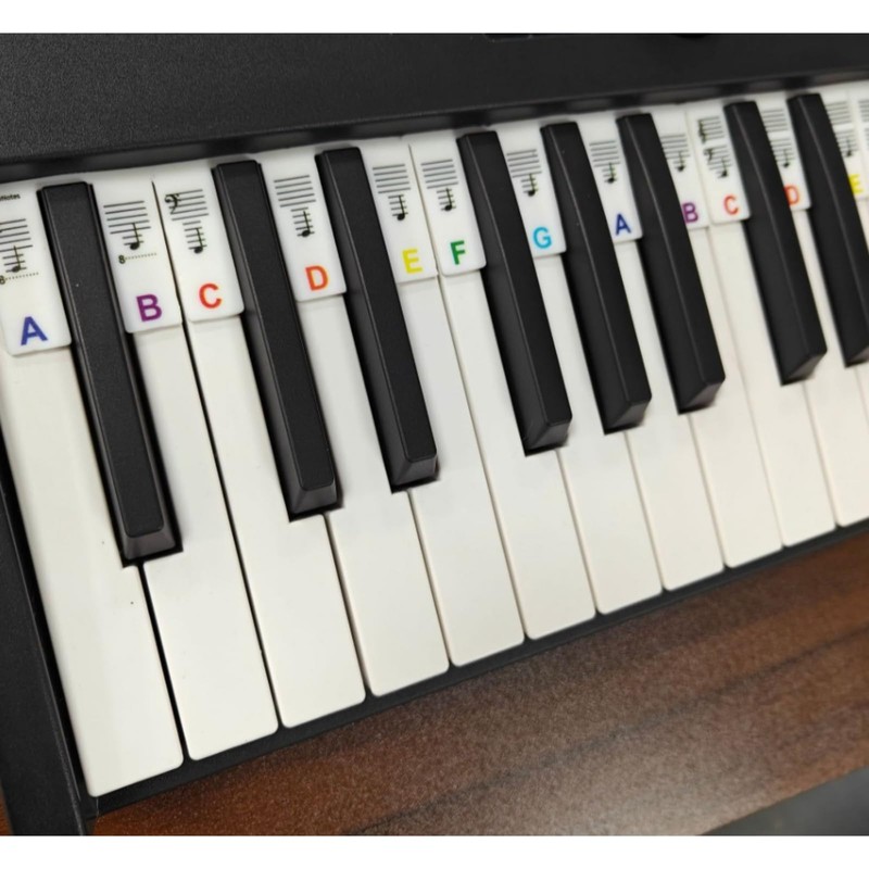 ATAK Non-Stick Doremi Sticker (Popular in the USA) 88 Keys,