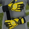 K-LO Goalkeeper Gloves: Savage Rise Soccer Goalie Gloves - Yellow