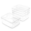 BINO Plastic Storage Containers, Small - 4 Pack THE LUCID