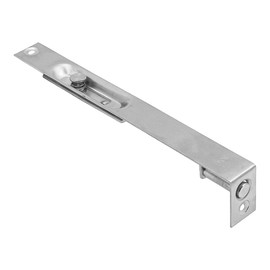 ZONADAH Set of 4 Heavy Duty Stainless Steel Door Flush Bolts 8inch (22cm) - Door Edge Lever Slide Bolt Latch Lock for Enhanced Security on Primary and Secondary Doors - Double-Open Security Mechanism