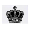 'English Crown' Temporary Tattoo - Water Resistant, Skin-Safe, Non-Toxic Transfer