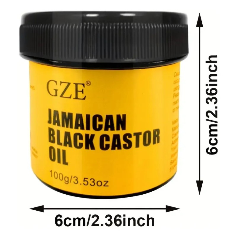 Aceite De Ricino Negro Gze Jamaican Puro Y Natural Para