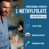 Auivty L-Methylfolate 15mg + Methyl B12 – Max Potency, Non-GMO,